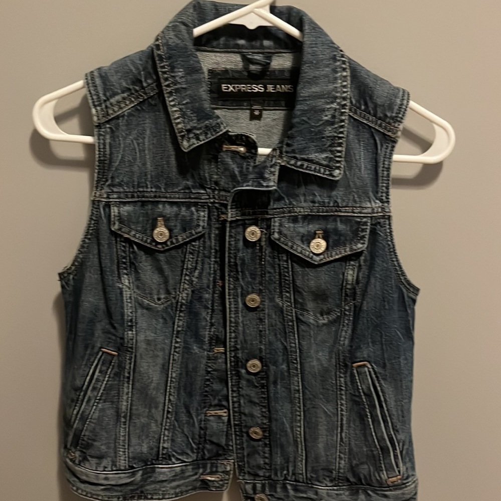 Express Denim Vest